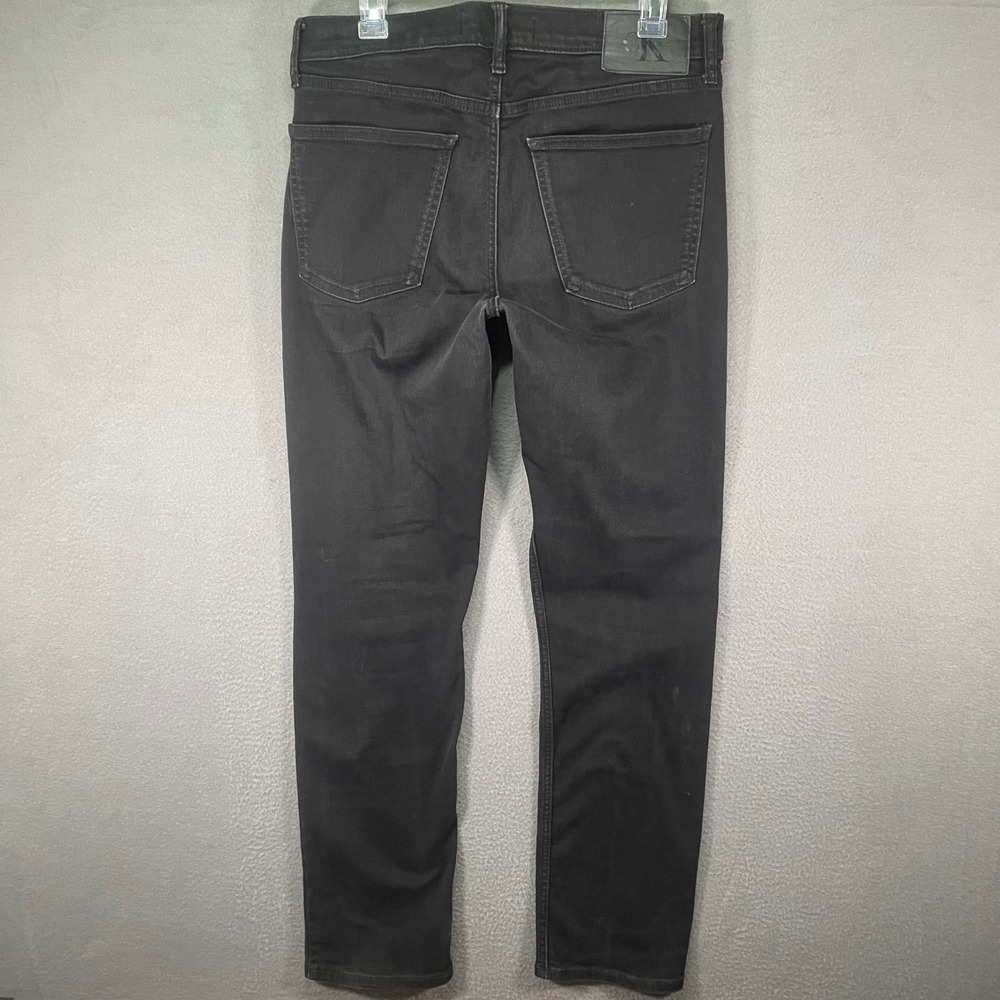 Calvin Klein Jeans Straight Leg Mens 32x32 Black Excellent‎ Denim Pants